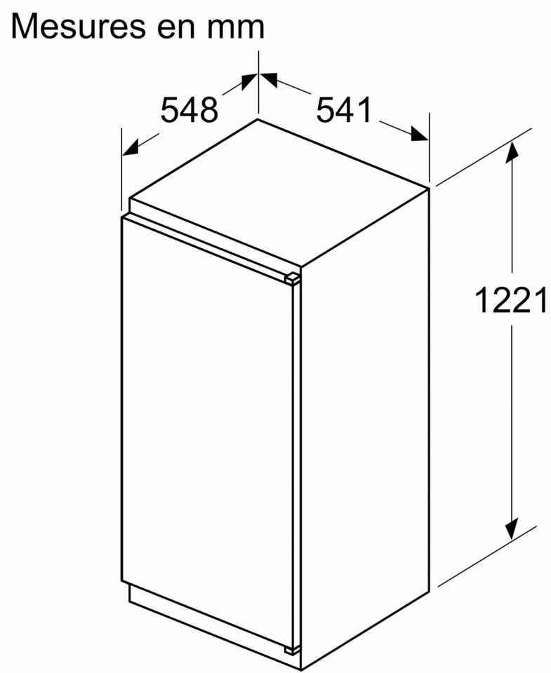 Встраиваемый холодильник Bosch KIR41NSE0