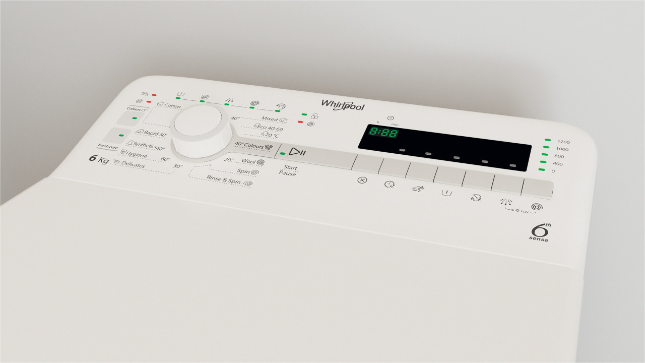 Стиральная машина с вертикальной загрузкой Whirlpool TDLR 6240SS EU/N Стиральная машина с вертикальной загрузкой Whirlpool TDLR 6240SS EU/N