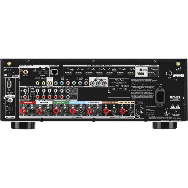 Ресивер DENON AVR-X2600H (black) Ресивер DENON AVR-X2600H (black)