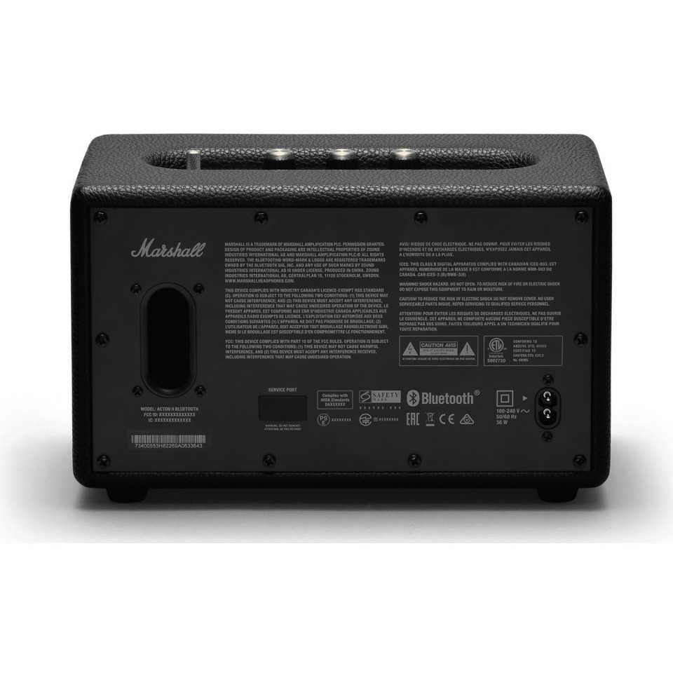 Беспроводная акустическая система Marshall ACTON BT II Black Беспроводная акустическая система Marshall ACTON BT II Black