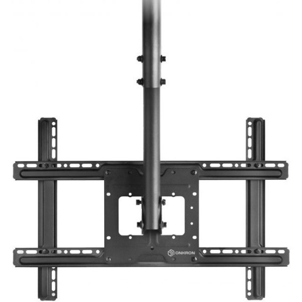 Потолочный кронштейн для ТВ ONKRON N2L чёрный, для 32"-80", наклон 15°, поворот 60°, нагрузка до 68, 2 кг, расстояние до потолка 717-3104 мм