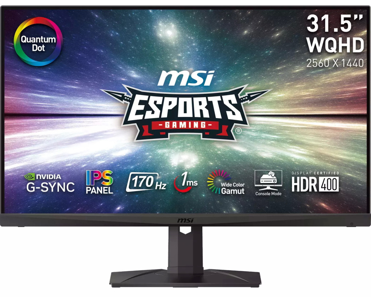 Монитор MSI MAG 321QR-QD 31.5" 2560x1440px IPS 170Hz 1 ms