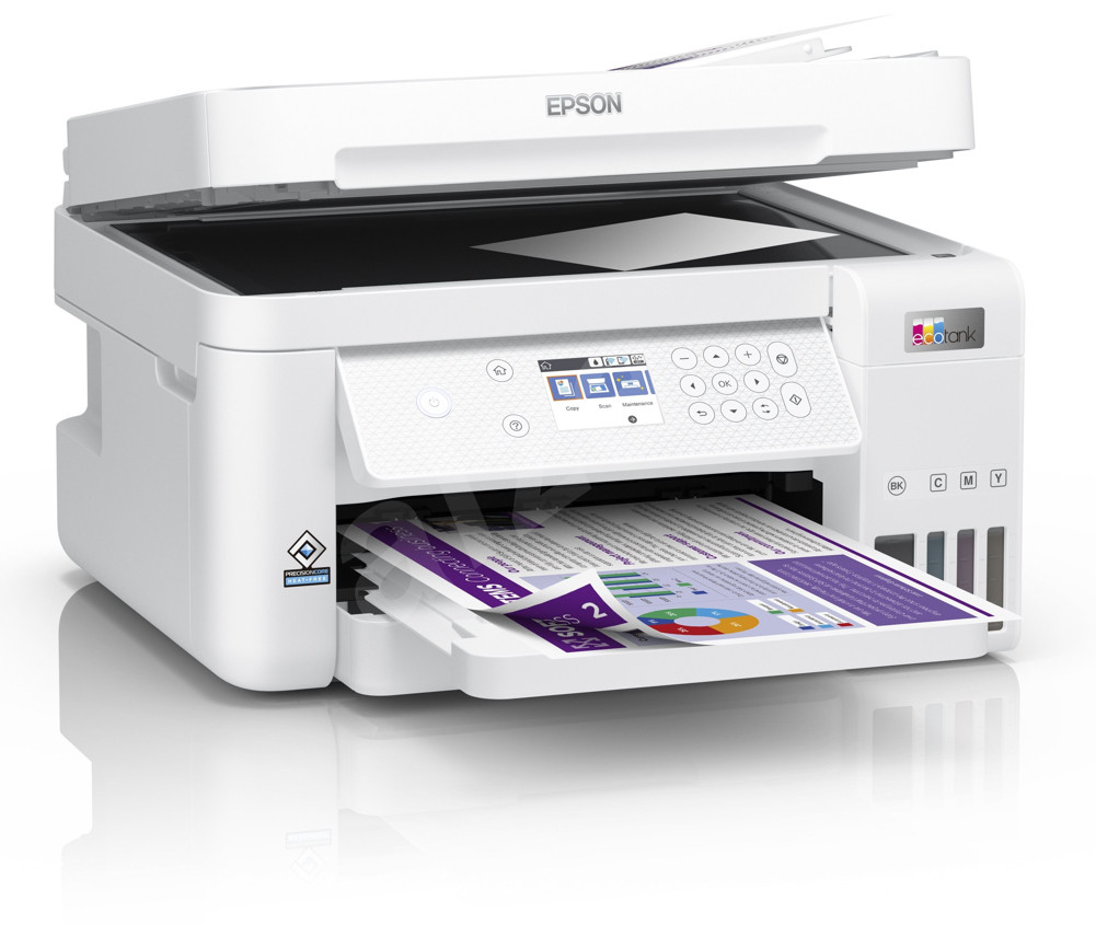 МФУ EPSON L6276 white /A4/4-цв/33стр/мин/4800*1200/СНПЧ/Duplex/ADF/USB+WiFi+Ethernet [Картриджи 101-C13T03V14A/C13T03V24A/C13T03V44A/C13T03V34A]