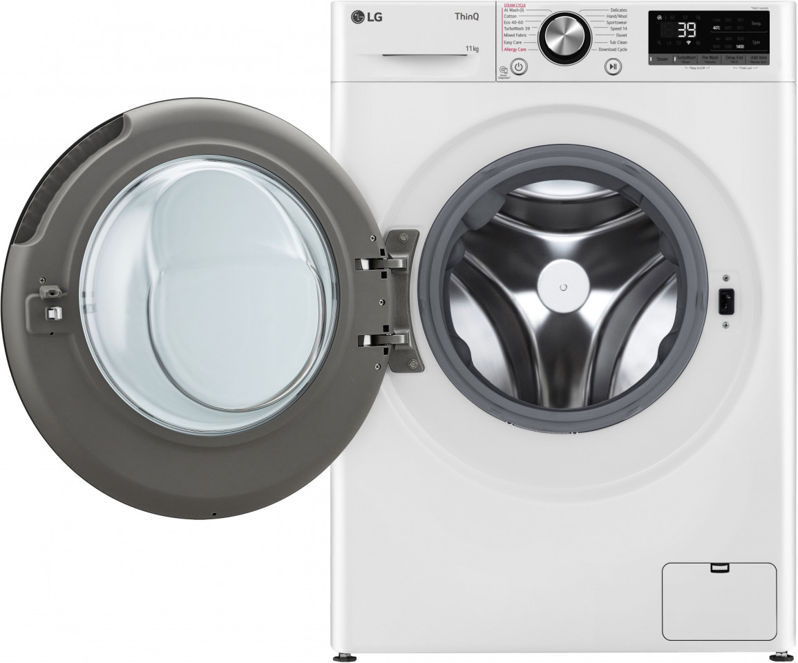 Стиральная машина LG F4WR711S2W (56, 5см / 11кг / 1400об / пар / AI DD / Steam / ThinQ(Wi-Fi) / Inverter Direct Drive / A+++) Стиральная машина LG F4WR711S2W (56, 5см / 11кг / 1400об / пар / AI DD / Steam / ThinQ(Wi-Fi) / Inverter Direct Drive / A+++)