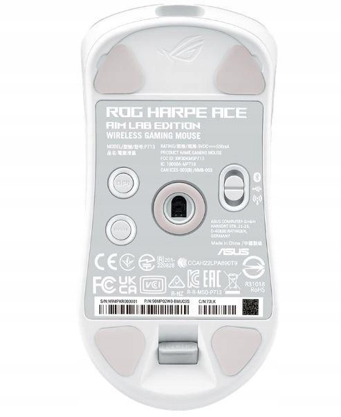 Игровая мышь ASUS ROG Harpe Ace Aim Lab Edition, белый