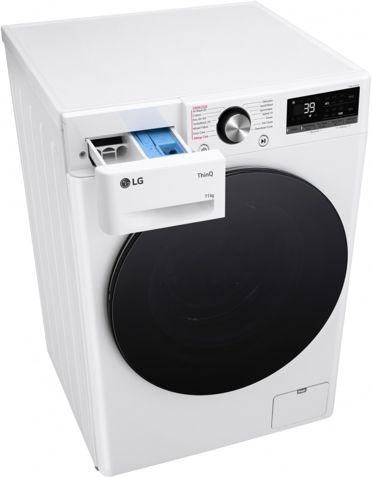 Стиральная машина LG F4WR711S2W (56, 5см / 11кг / 1400об / пар / AI DD / Steam / ThinQ(Wi-Fi) / Inverter Direct Drive / A+++) Стиральная машина LG F4WR711S2W (56, 5см / 11кг / 1400об / пар / AI DD / Steam / ThinQ(Wi-Fi) / Inverter Direct Drive / A+++)