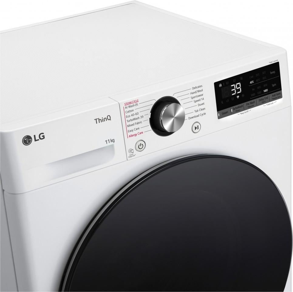 Стиральная машина LG F4WR711S2W (56, 5см / 11кг / 1400об / пар / AI DD / Steam / ThinQ(Wi-Fi) / Inverter Direct Drive / A+++) Стиральная машина LG F4WR711S2W (56, 5см / 11кг / 1400об / пар / AI DD / Steam / ThinQ(Wi-Fi) / Inverter Direct Drive / A+++)