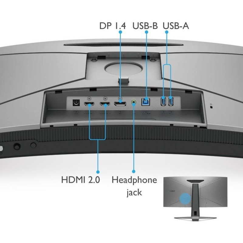 Монитор BENQ Mobiuz EX3415R 34" 3440x1440px IPS 144Hz 1 ms Curved