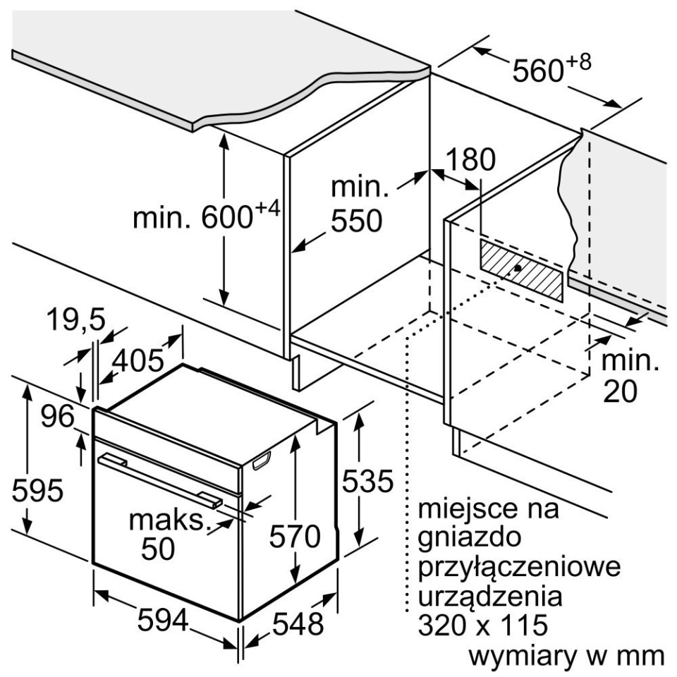 Духовой шкаф Bosch HBA534BB0
