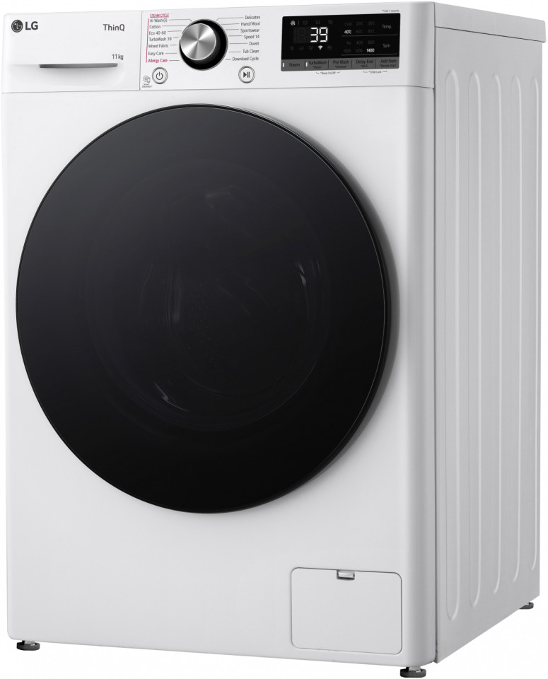 Стиральная машина LG F4WR711S2W (56, 5см / 11кг / 1400об / пар / AI DD / Steam / ThinQ(Wi-Fi) / Inverter Direct Drive / A+++) Стиральная машина LG F4WR711S2W (56, 5см / 11кг / 1400об / пар / AI DD / Steam / ThinQ(Wi-Fi) / Inverter Direct Drive / A+++)