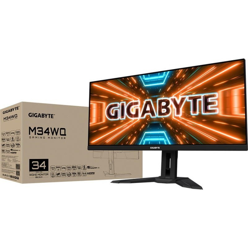 Монитор GIGABYTE M34WQ 34" 3440x1440px IPS 144Hz 1 ms [MPRT]