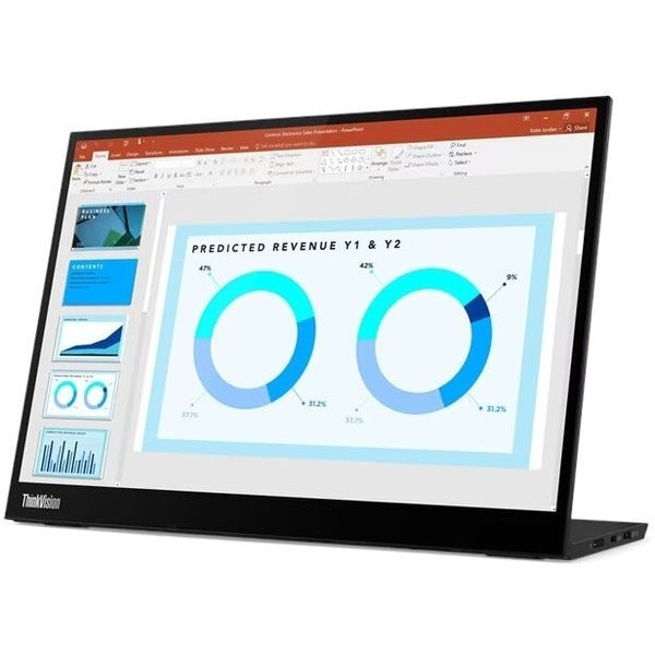 Монитор LENOVO ThinkVision M14D 14" 2240x1400px IPS