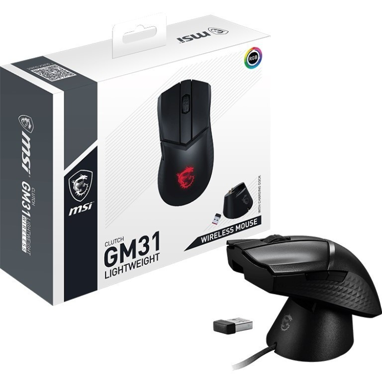 Игровая мышь MSI GM31 Lightweight Wireless