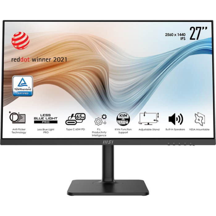 Монитор MSI Modern MD272QP 27" IPS 2560x1440px 4 ms