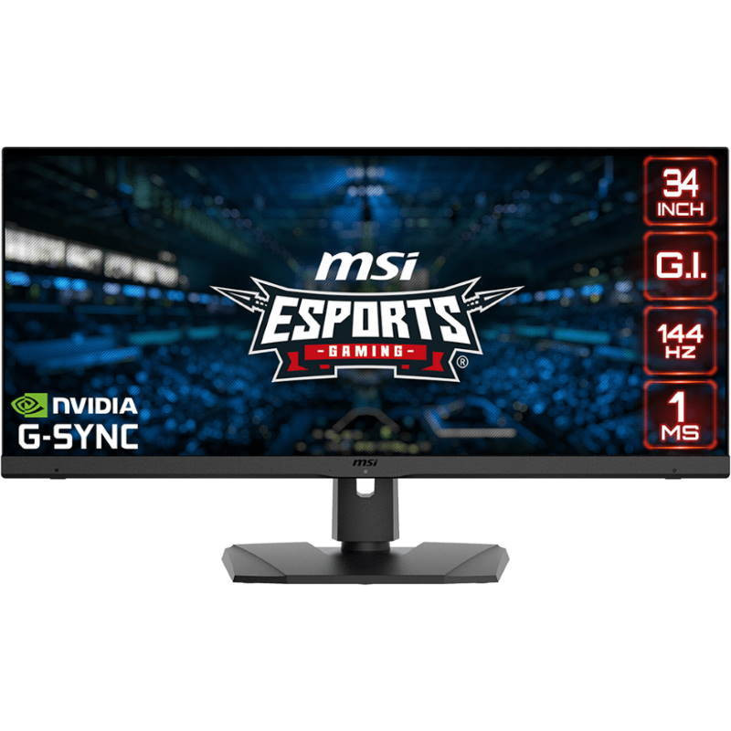 Монитор MSI Optix MPG341QR 34" 3440x1440px IPS 144Hz 1 ms