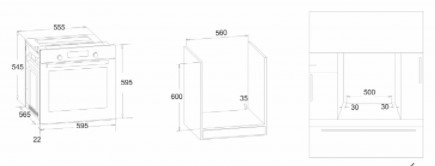 Духовой шкаф LUXDORF B6EO16050 Духовой шкаф LUXDORF B6EO16050