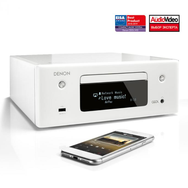 Ресивер Denon RCD-N10 белый