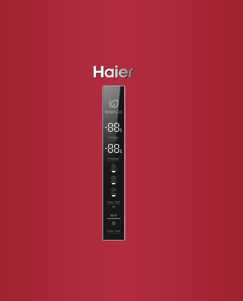 Холодильник Haier C2F636CRRGU1 Красный