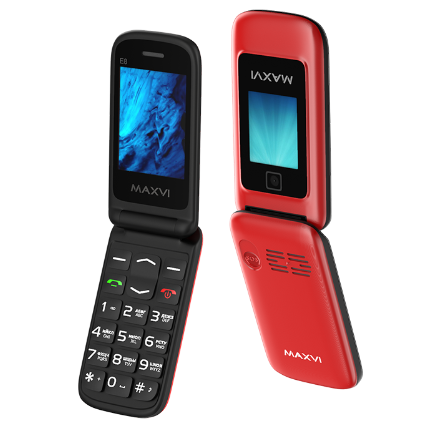 Мобильный телефон Maxvi E8 red