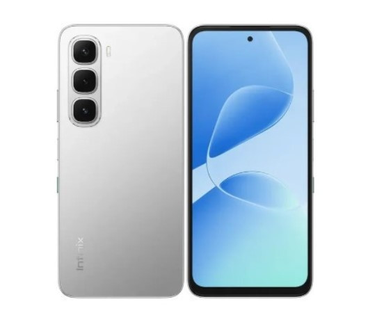 Смартфон Infinix HOT 60i 4/128 ГБ, серебристый Смартфон Infinix HOT 60i 4/128 ГБ, серебристый