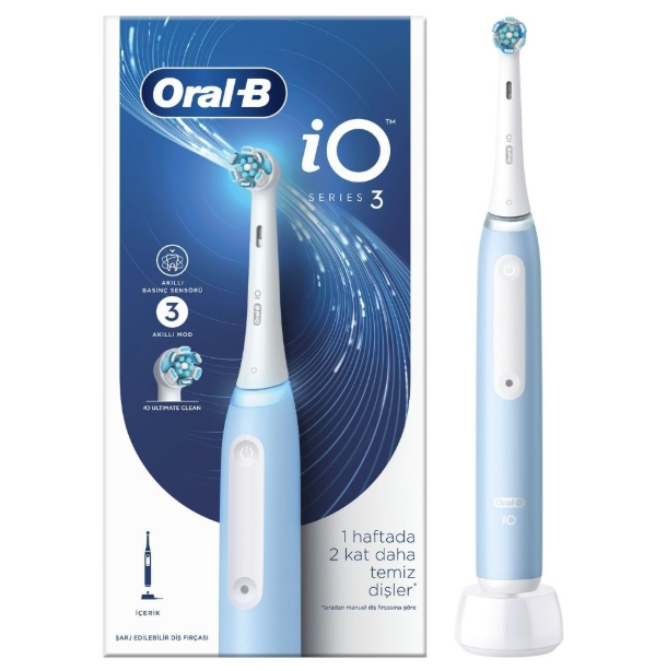 Зубная щетка электрическая Braun Oral-B iO 3 Ice Blue Зубная щетка электрическая Braun Oral-B iO 3 Ice Blue