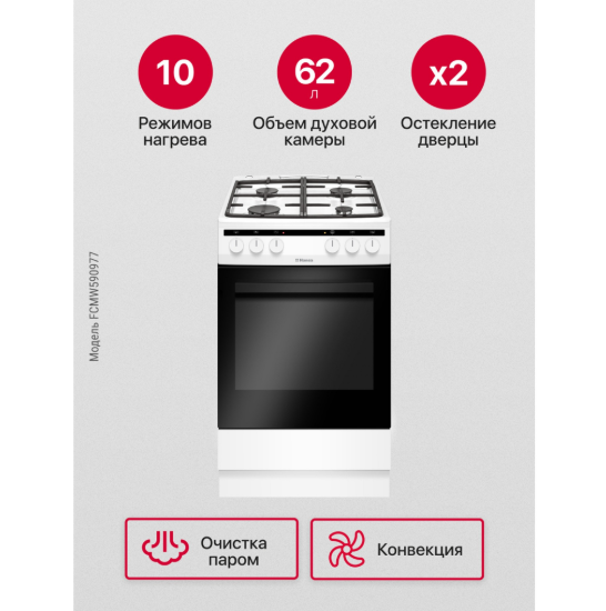 Комбинированная плита Hansa FCMW590977 Комбинированная плита Hansa FCMW590977