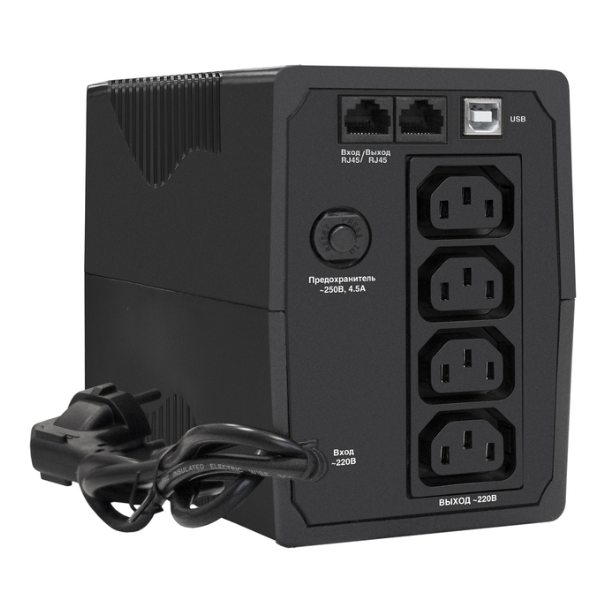 ИБП ExeGate Power Back BNB-1000.LED.AVR.4C13.RJ.USB