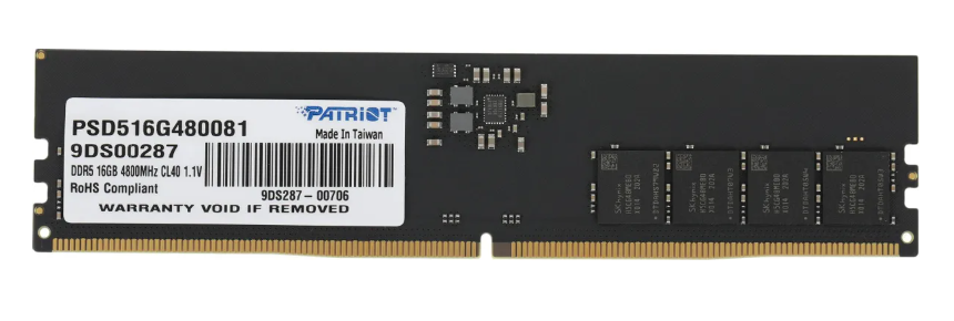 Память DDR5 16Gb 4800MHz Patriot Signature Line PSD516G480081