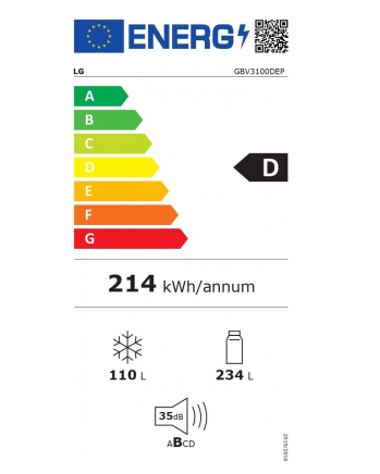 Холодильник LG GBV3100DEP