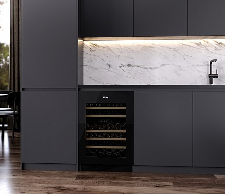 Встраиваемый винный шкаф Korting KFW 803 DB GN