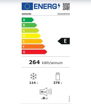Холодильник Samsung RB38C6B3ES9/EF Холодильник Samsung RB38C6B3ES9/EF