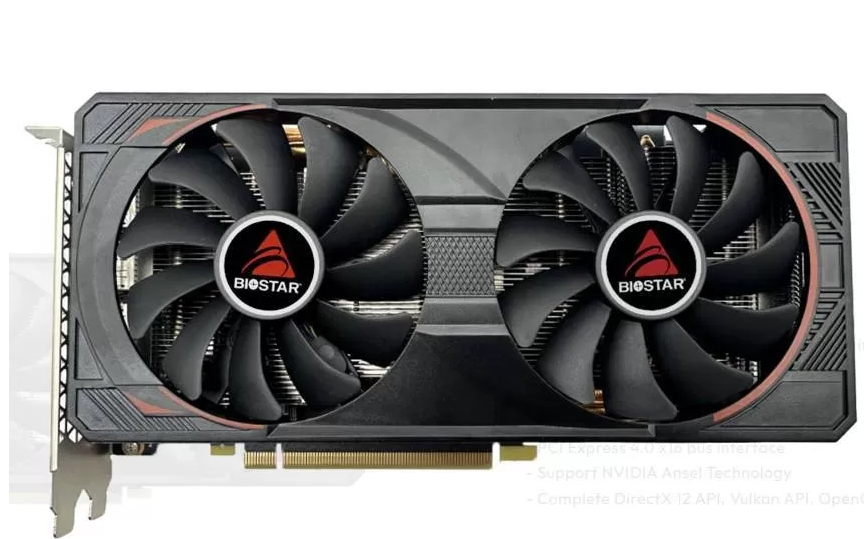 Видеокарта Biostar GeForce RTX3060Ti GDDR6 8192MB 256-bit