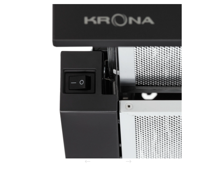 Встраиваемая вытяжка KRONA KAMILLA T 600 BLACK