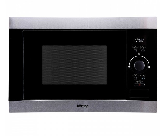 Встраиваемая микроволновая печь Korting KMI 825 XN, серебристый