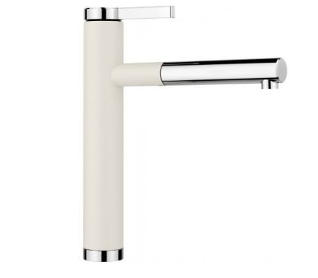 Смеситель Blanco Linee-S Silgranit-Look 526957 мягкий белый