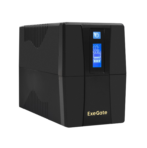 ИБП ExeGate Power Smart ULB-650.LCD.AVR.2SH ИБП ExeGate Power Smart ULB-650.LCD.AVR.2SH