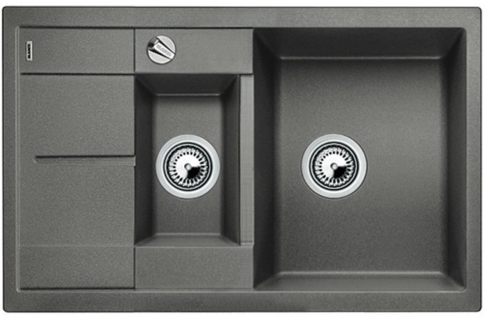 Мойка Blanco Metra 6S Compact Silgranit PuraDur II алюметаллик + КА Мойка Blanco Metra 6S Compact Silgranit PuraDur II алюметаллик + КА