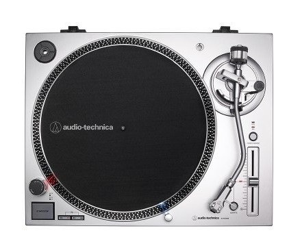 Проигрыватель винила Audio-Technica AT-LP120X, серебристый Проигрыватель винила Audio-Technica AT-LP120X, серебристый