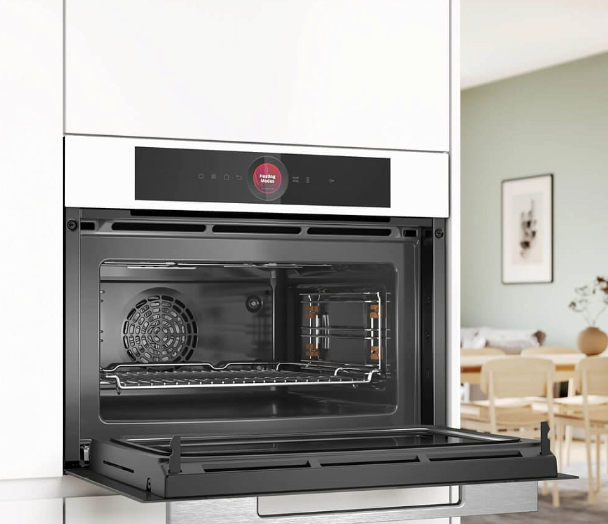 Духовой шкаф с функцией СВЧ Bosch CMG7241W1 Духовой шкаф с функцией СВЧ Bosch CMG7241W1