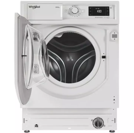 Встраиваемая стиральная машина с сушкой Whirlpool BI WDWG 861485 EU
