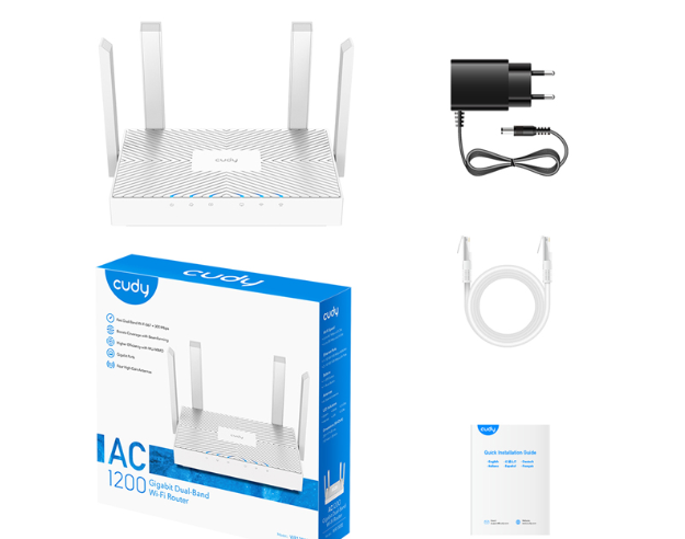 WI-FI роутер CUDY WR1300 (AC1200) WI-FI роутер CUDY WR1300 (AC1200)