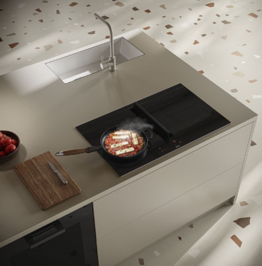 Индукционная варочная панель с вытяжкой Elica NIKOLATESLA VELVET BL/A/60