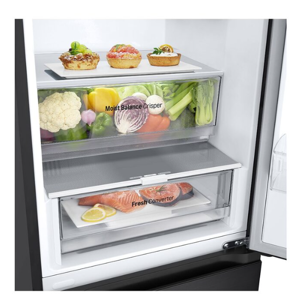 Холодильник LG GBV3100EEP матовый черный Холодильник LG GBV3100EEP матовый черный