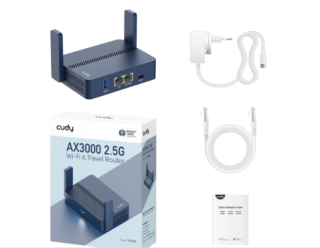 WI-FI роутер CUDY TR3000 (AX3000) WI-FI роутер CUDY TR3000 (AX3000)