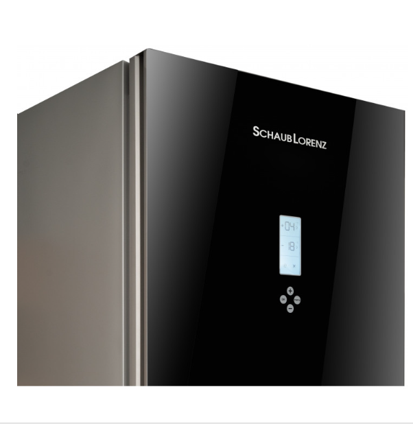 Холодильник Schaub Lorenz SLU S379Y4E черное стекло Холодильник Schaub Lorenz SLU S379Y4E черное стекло