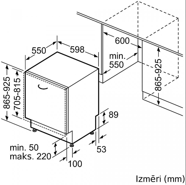 Встраиваемая посудомоечная машина Bosch SBH4HVX00E