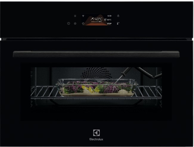 Духовой шкаф Electrolux LVL8E09Z CombiQuick 800 с функцией СВЧ черный
