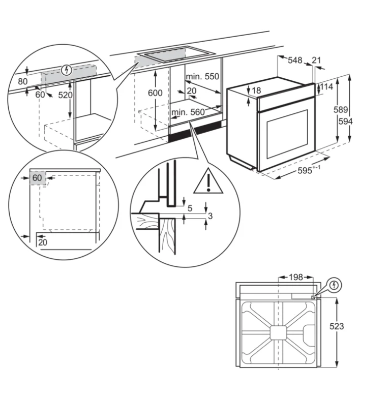Духовой шкаф Electrolux OEF3H70TK Духовой шкаф Electrolux OEF3H70TK