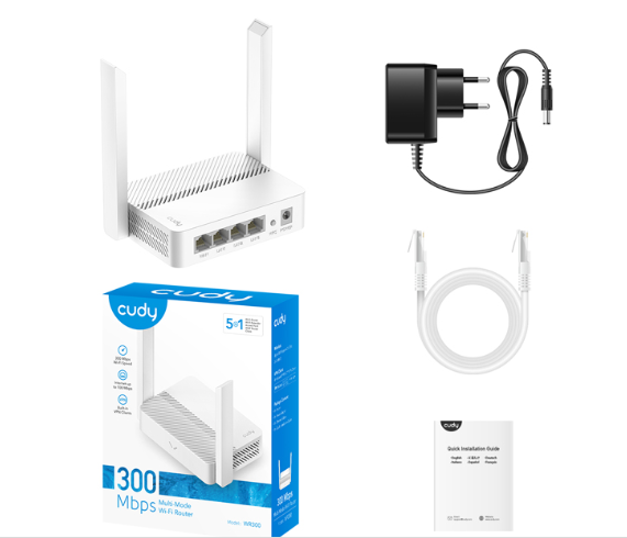 WI-FI роутер CUDY WR300 (N300) WI-FI роутер CUDY WR300 (N300)