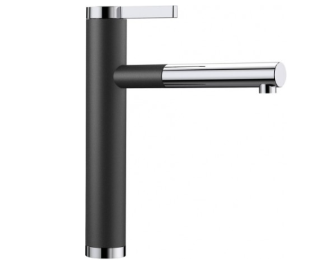 Смеситель Blanco Linee-S 526171 черный/хром Смеситель Blanco Linee-S 526171 черный/хром